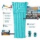 ZOOOBELIVES Ultralight Backpacking 32-50F Down Sleeping Bag - 27oz Ultra Compact 650 Fill Power Envelope Sleeping Bag for Hiking, Camping and Backcountry, Lightweight and Compressible – Alplive T400