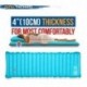 ZOOOBELIVES Extra Thickness Inflatable Sleeping Pad with Built-in Pump, Most Comfortable Camping Gear for Backpacking, Traveling and Hiking, Compact and Lightweight, Airlive2000