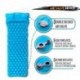ZOOOBELIVES Ultralight Sleeping Pad with Pillow Inflatable Camping Mat for Backpacking, Traveling and Hiking, Compact and Portable, Multiple Color Options