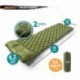 ZOOOBELIVES Ultralight Sleeping Pad with Pillow Inflatable Camping Mat for Backpacking, Traveling and Hiking, Compact and Portable, Multiple Color Options